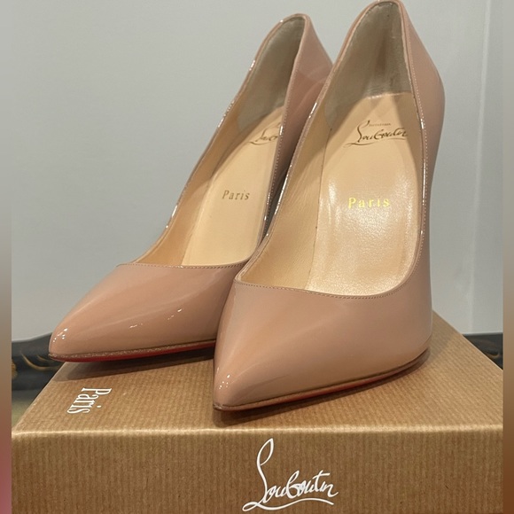 Christian Louboutin Pigalle Follies 100 Patent Leather Pumps - Picture 8 of 15